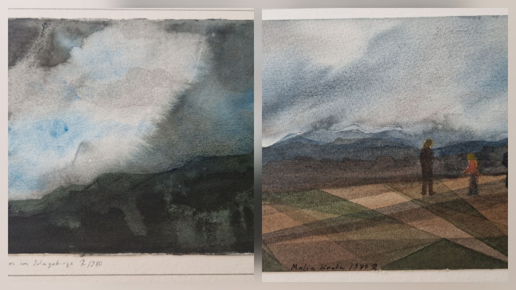 Gemälde: Mappe mit kl. Aquarellen – Gebraucht aus Wetzikon ZH von Oldieslover 2