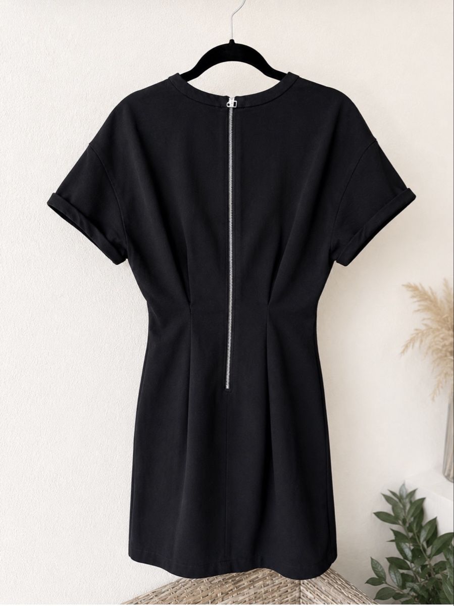 Zara Vestiti: Zara Basic T-Shirt Dress black size XS – Usato da Zürich venduto da Victoria_T 1