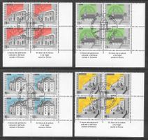 Viererblockserie Pro Patria 2001 B272-B275 ET Leuk 9.5.2001
