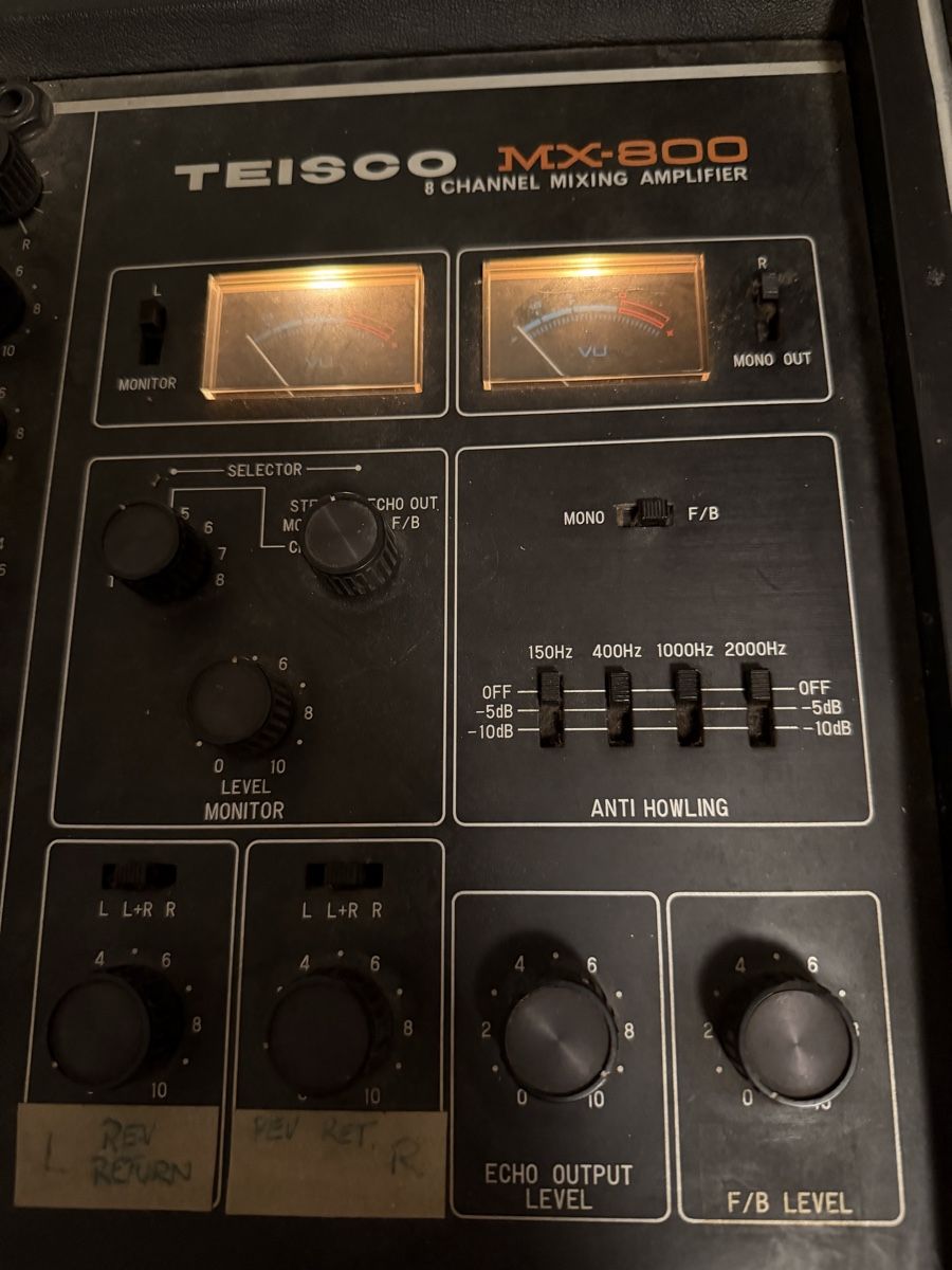 Console di mixaggio: Vintage Teisco MX 800 Mixer – Usato da Basel venduto da schaeryo 1