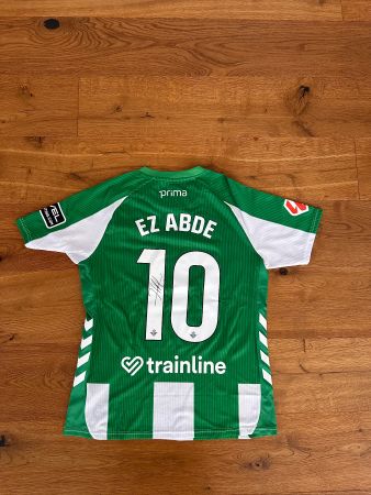 Fusballtrikot EZ ABDE, GETRAGEN & SIGNIERT
