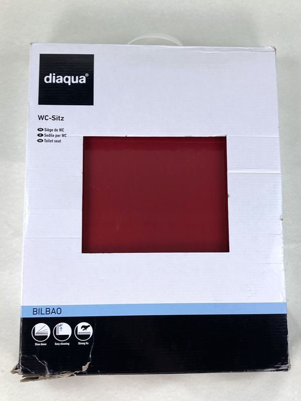 Diaqua WC: DIAQUA | WC Sitz | Bilbao | Rot – Nuovo (secondo la descrizione) da Wittenbach venduto da Restwert_St-Gallen 3