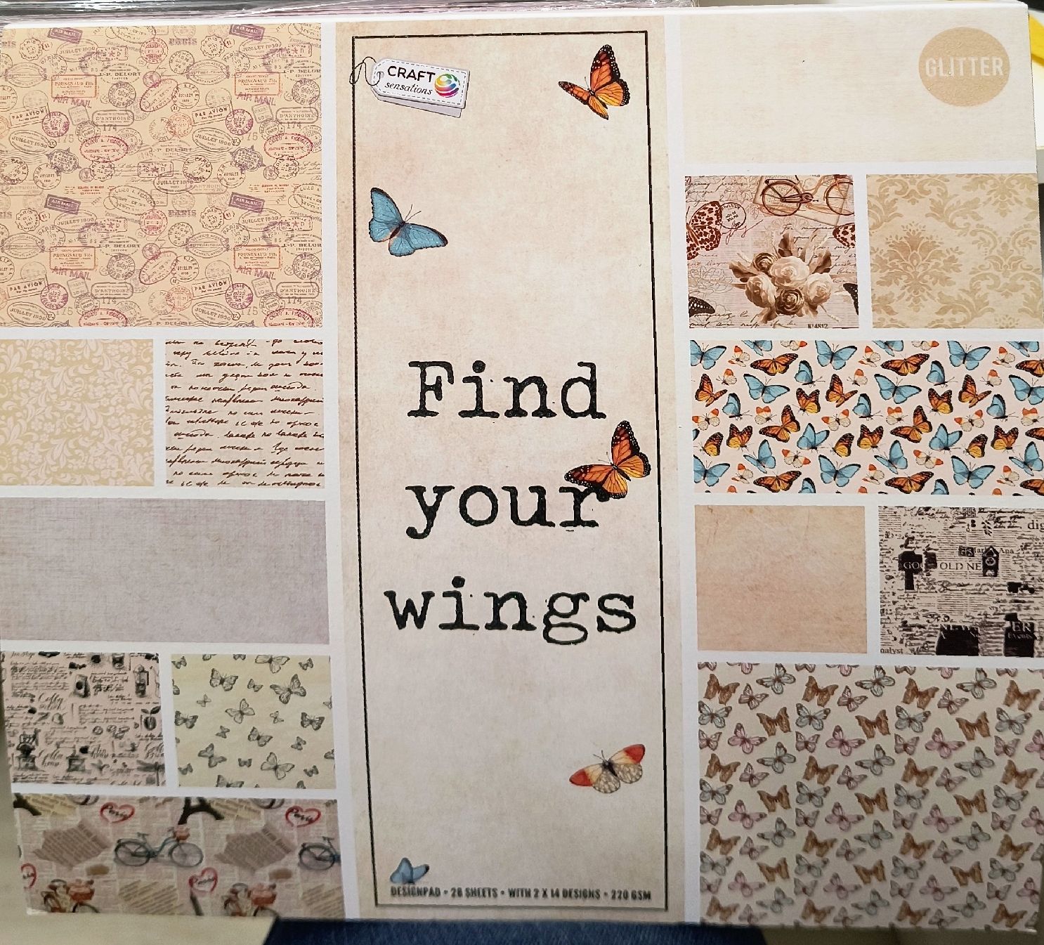 Carta: Bastelpapier Designpapier Scrapbooking Papier diverse Sets – Nuovo (secondo la descrizione) da Würenlingen venduto da Striga 6