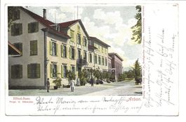 Arbon (TG) Hotel Baer mit Personal um 1900