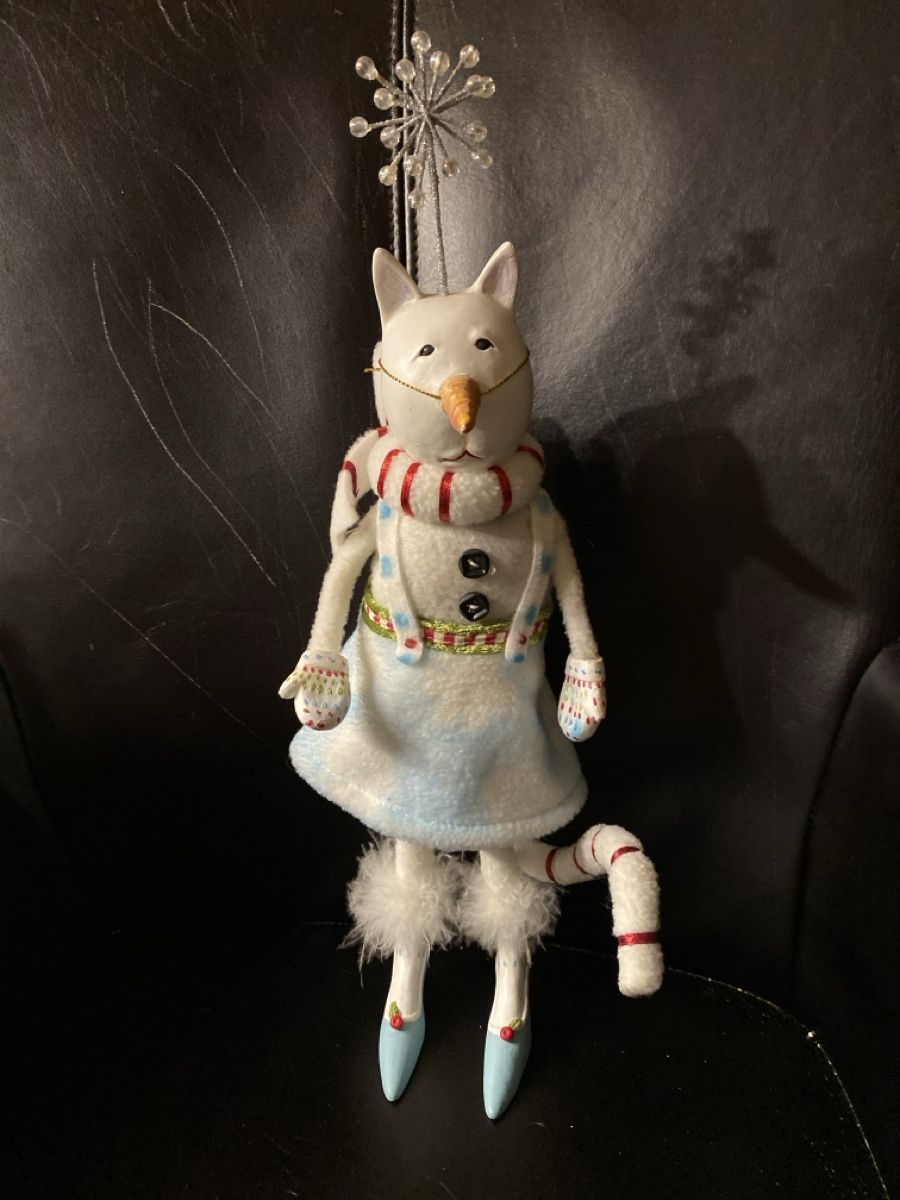 Statuette: Krinkles Schnee-Katze – Nuovo (secondo la descrizione) da Rubigen venduto da co2ralu