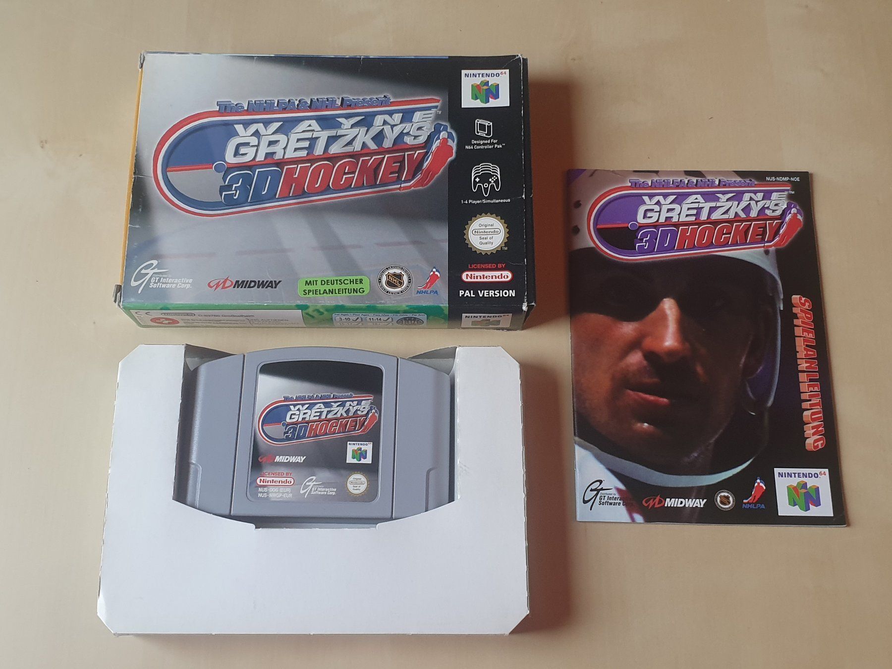 Nintendo Giochi: Wayne Gretzkys 3D Hockey – Usato da Stansstad venduto da collectorsshop 6