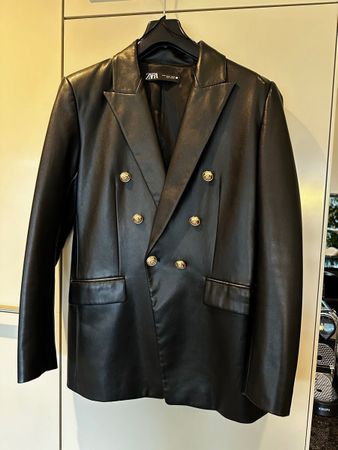 Zara Blazer Kunstleder Gr. M