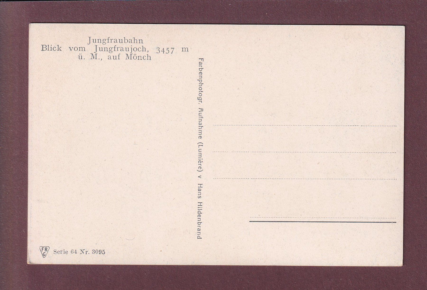 Cartes postales: MÖNCH vom Jungfraujoch – D'occasion à Pully par nicecards 1