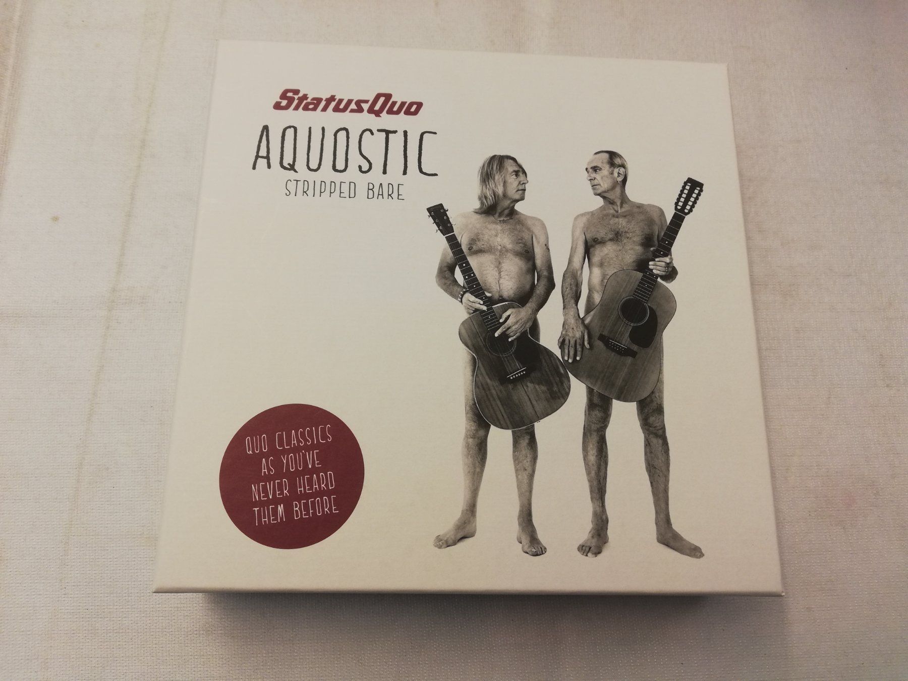 CDs: STATUS QUO - AQUISTIC - STRIPPED BARE - CD + SINGLE BOX SET – Gebraucht aus Bern von Vinylsound.ch
