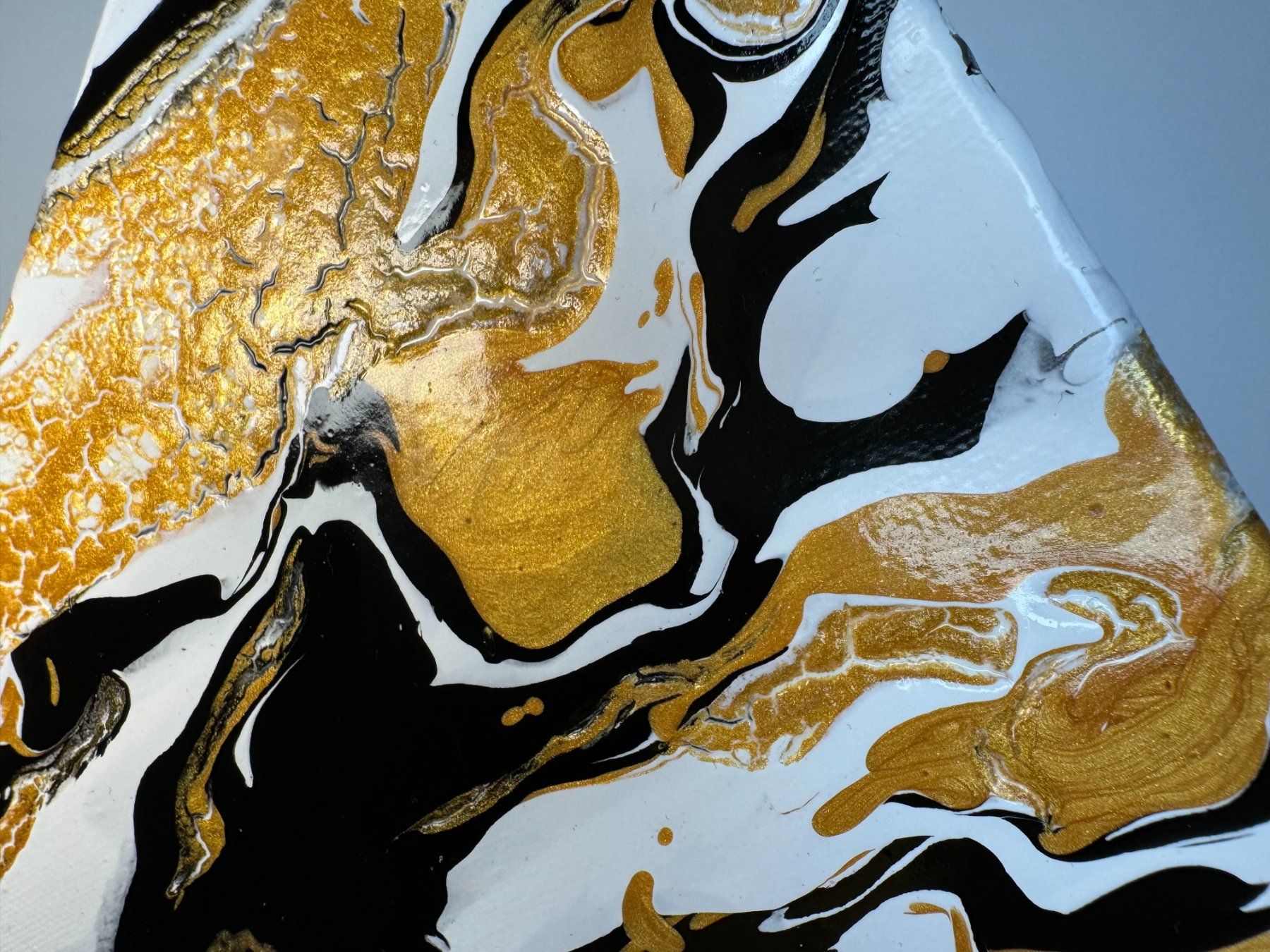 Dipinti: Acryl-Flüssigmalerei, Dreieck – Usato da Schlieren venduto da MayaSheng1983 1