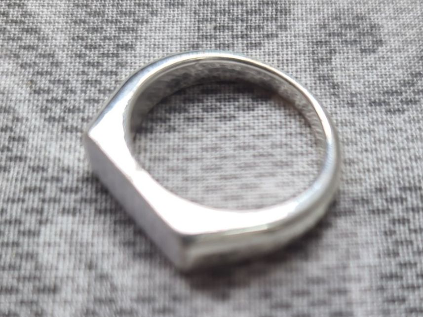 Anelli: silbriger Ring aus Italien mit 'Email weiss' Gr.19 L – Usato da Münchenbuchsee venduto da babilibern 3