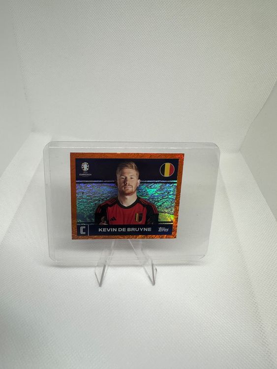 Sticker Kevin De Bruyne (BEL 2) - Bleu - Euro 2024 Topps - NEUF