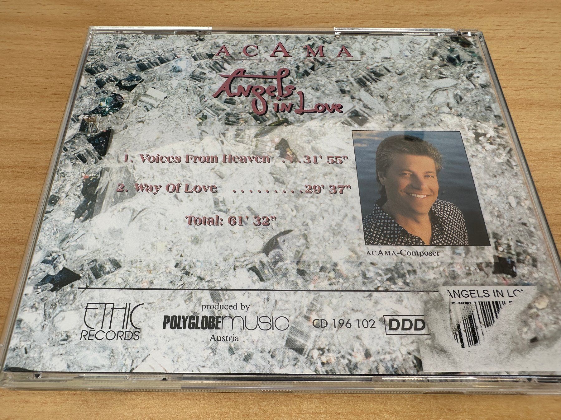CDs: Acama – Angels In Love – Gebraucht aus Rikon im Tösstal von Alpenmutz 1