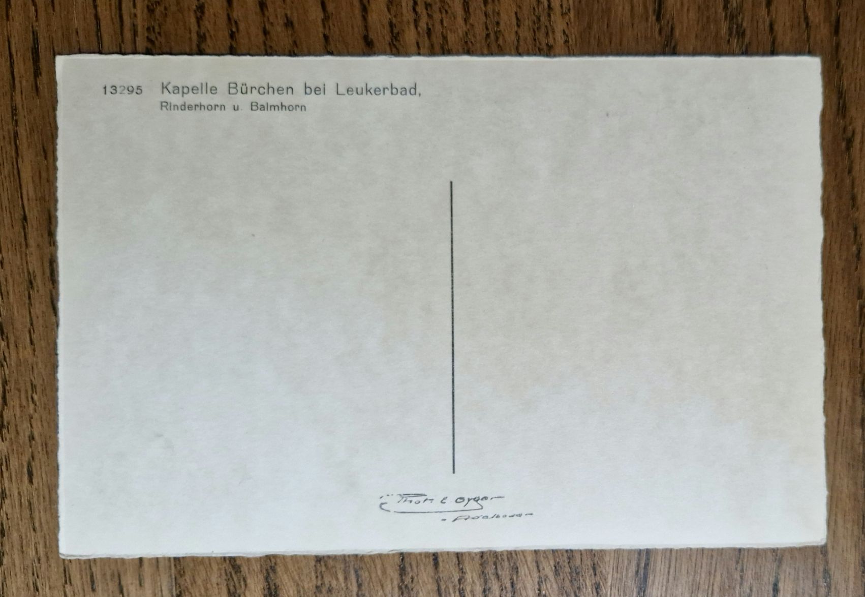 Cartoline postali: Kapelle Bürchen bei Leukerbad – Usato da Ebikon venduto da Donar50 1
