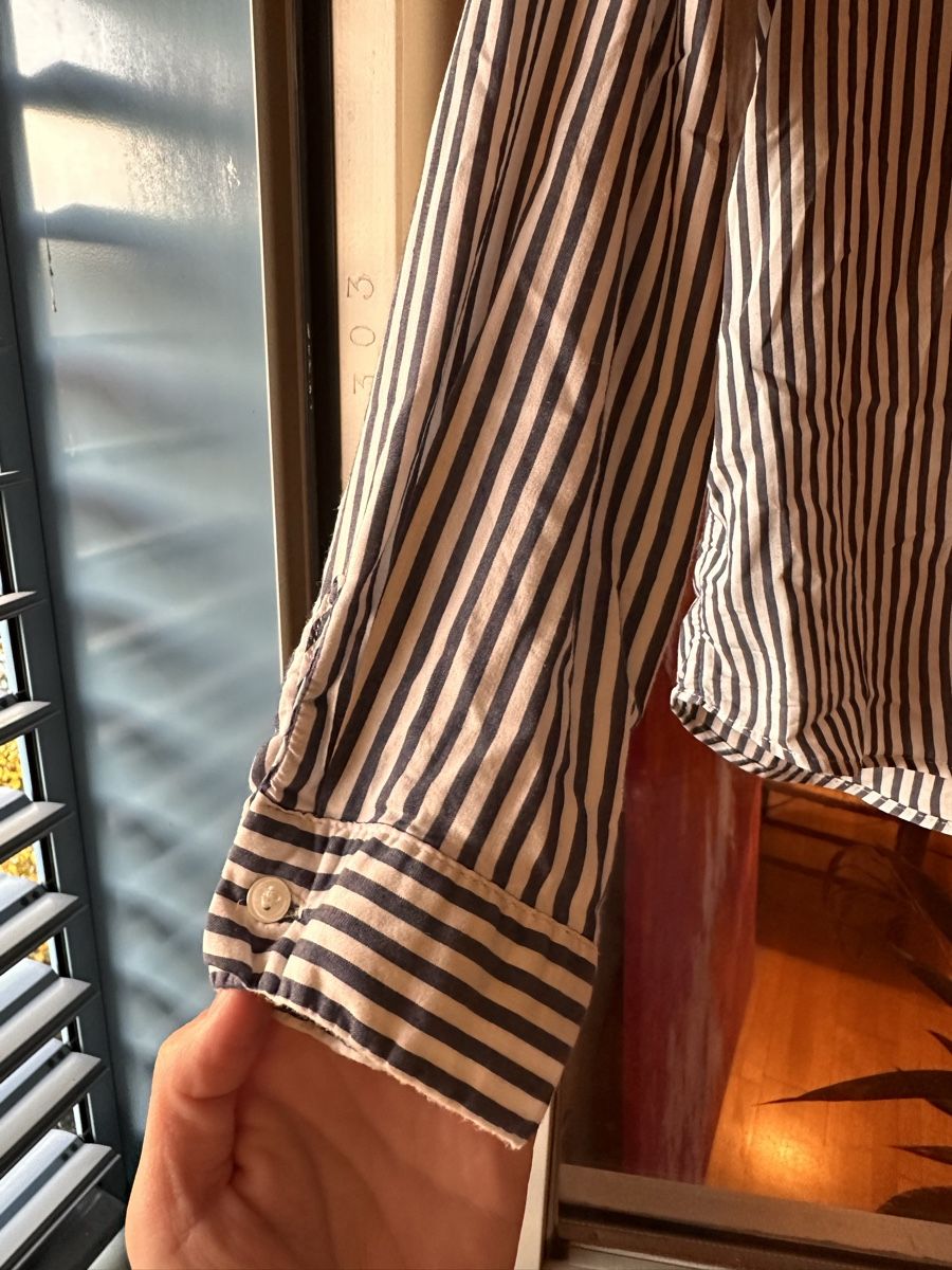Zara Camicette: Zara Basic Striped Blouse - Size S – Nuovo (secondo la descrizione) da Zürich venduto da BettinaMarie2308 1