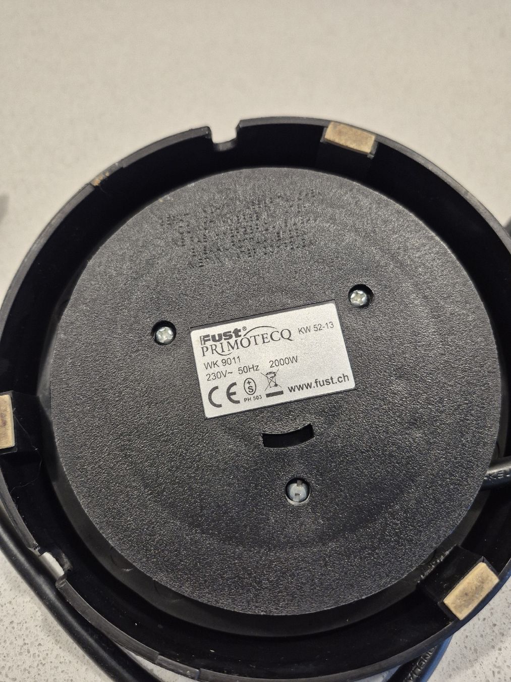 Primotecq Bollitori: Fust Primotecq Wasserkocher 1.7L 2000W – Usato da Baar venduto da Nira60 2