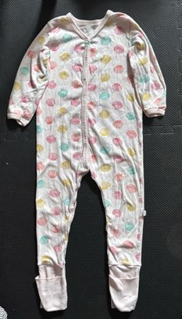 Petit Bateau Baby-Schlafanzug|Pastell-Muschelprint🐚|wie neu