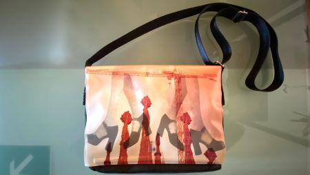 Sac à bandoulière avec rabat imprimé
