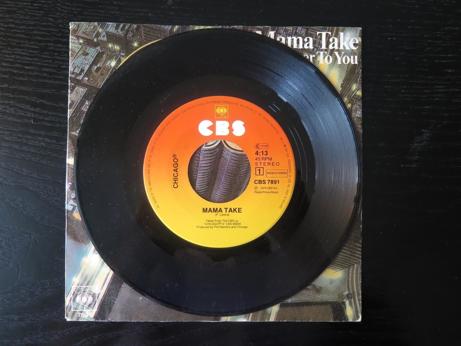 Schallplatten: (p) Single CHICAGO: Mama take, 1979 – Gebraucht aus Bern von Balzamico 2