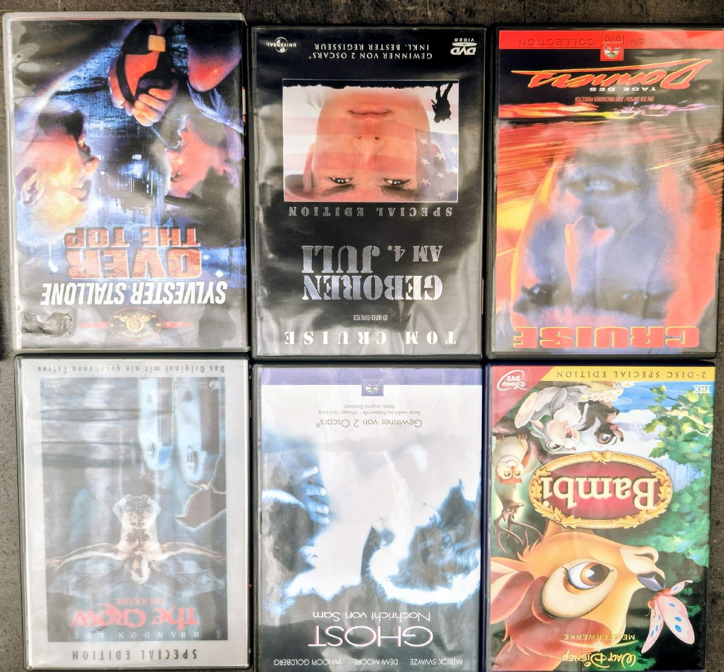 Alle DVDs: Kiste DVD 6   "Tom Cruise, Sylvester Stallone" – Gebraucht aus Zweisimmen von Kleindietwil