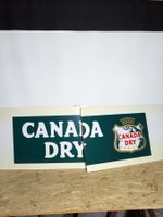 2x Vintage Canada Dry Reklametafeln Schilder
