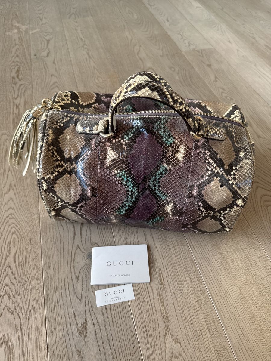 Gucci Borse da donna: Gucci Tasche Boston medium Phyton – Nuovo (secondo la descrizione) da Liestal venduto da amaroque