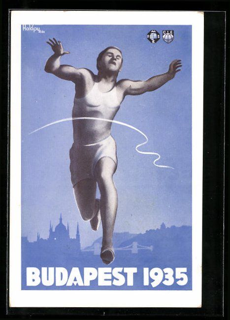 Cartoline postali: Budapest, VI. Akademische internationale – Usato da Berlin venduto da bartko-reher