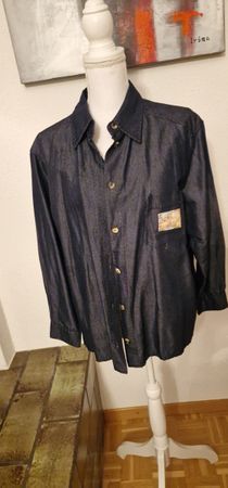 Aigner Jeanshemd / Jeans Hemd - Dunkelblau - Gr.44
