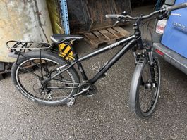 Cresta Trekkingvelo schwarz mit Gepäckträger gebraucht