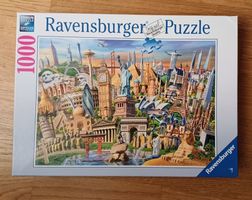 Ravensburger Puzzle, 1000 Teile - Weltreise, komplett!