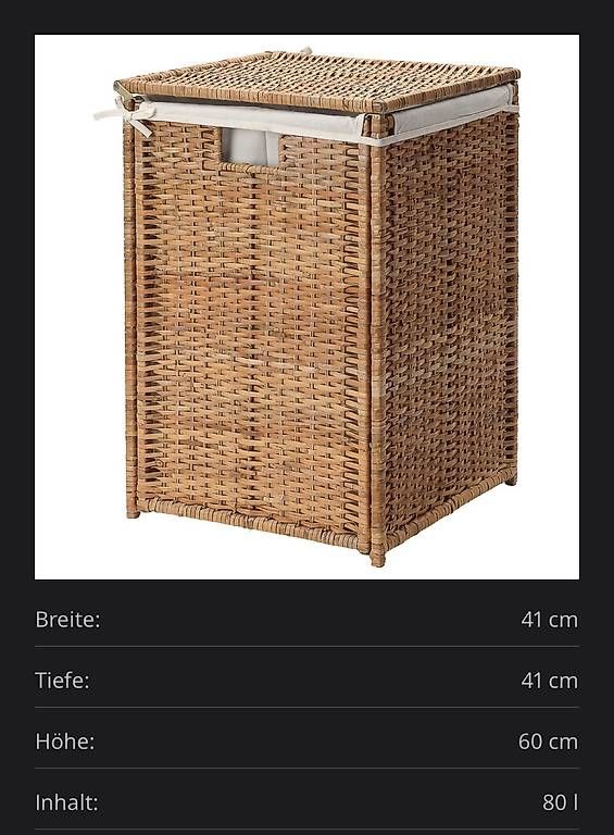 Ikea Wäschekörbe: Waschkorb BRANÄS von IKEA – Gebraucht aus Luzern von sunnymountain33 1