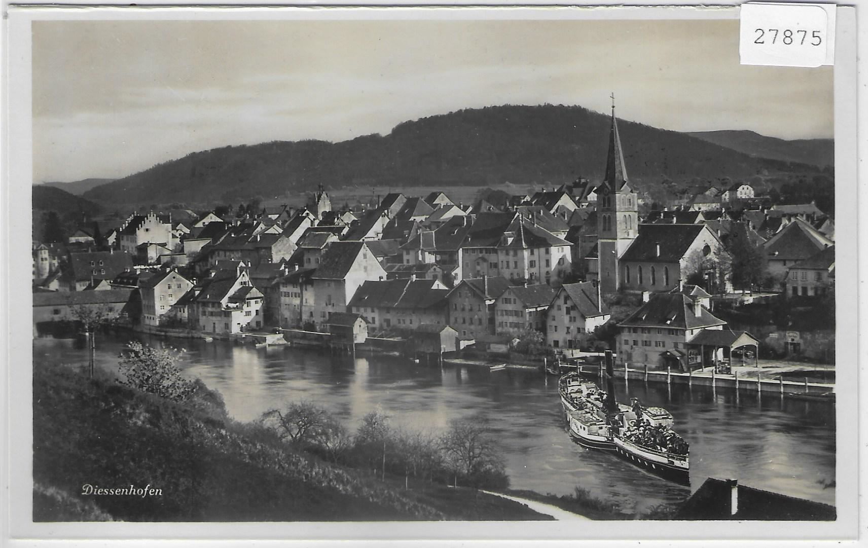 Cartoline postali: Diessenhofen - Generalansicht – Usato da Ettingen venduto da Kartenplanet