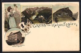 Litho Hoher Kasten, Gasthaus Hohenkasten