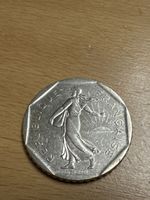 Frankreich 2 Francs Münze Jahrgang 1981 gebraucht