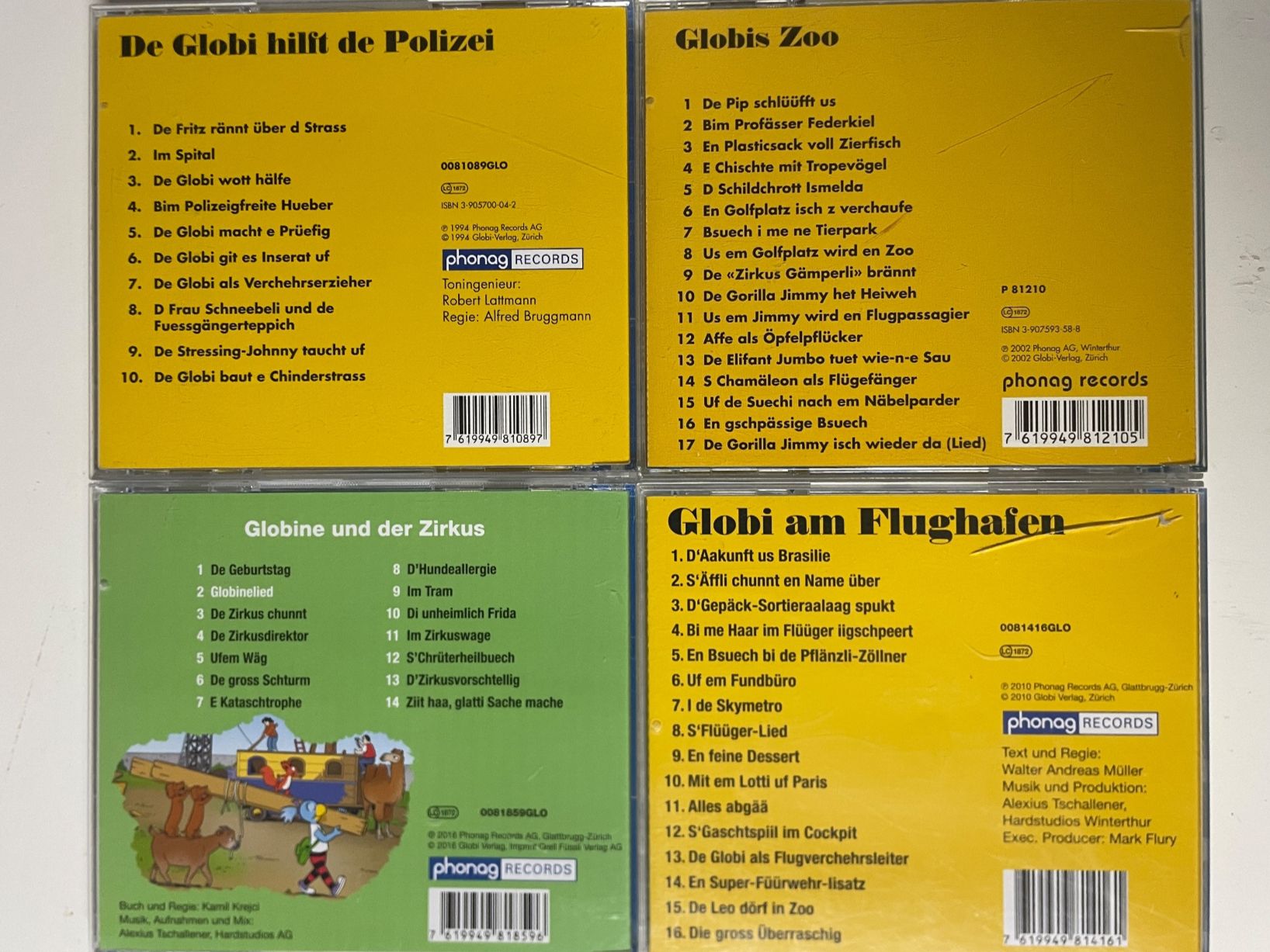 CDs: Globi 4x – D'occasion à Muri b. Bern par AdidasCollector 7