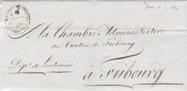 1803, Helvetik Faltbrief "Le Secrétaire