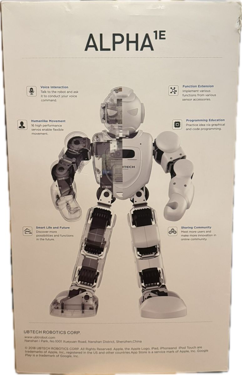 Giocattoli: UBTECH Alpha 1E Roboter neuwertig OVP – Usato da Bremgarten AG venduto da Mr.42 1