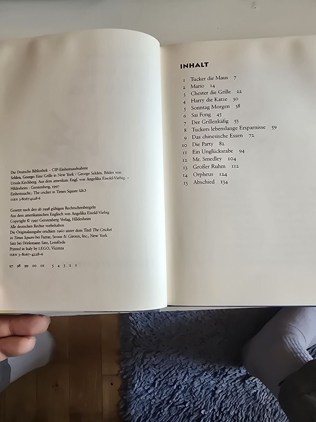 Libri: Kinderbuch: Eine Grille in New York – Usato da Oberbüren venduto da Elk2025 2