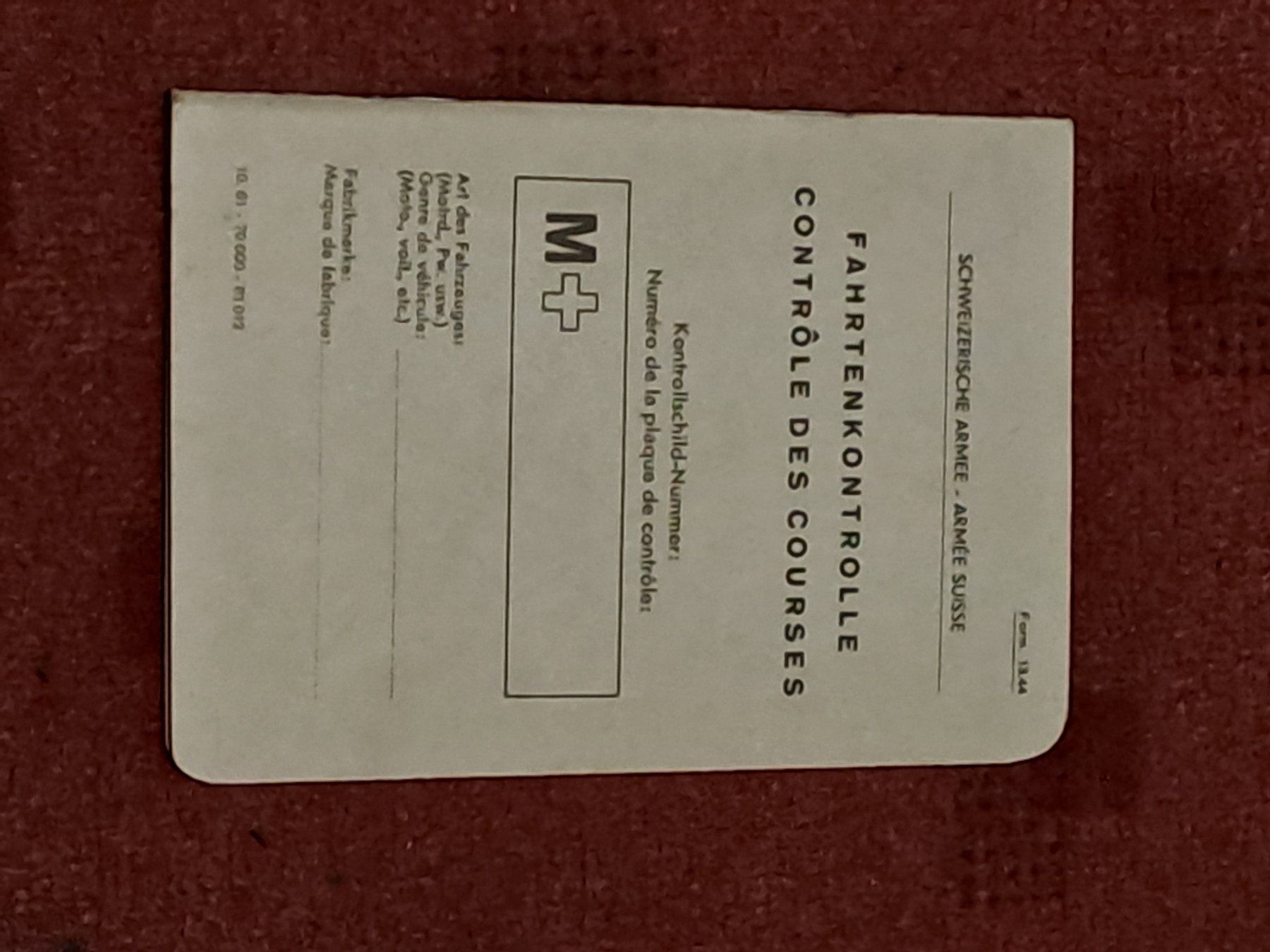 Libri: Fartenkontroll Buch , original,  Neu – Nuovo (secondo la descrizione) da St.Gallen venduto da Infanteriewerk