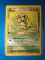 Pokemon - Raupy 1st Edition (45/102) Base Set DE - LP/MP -
