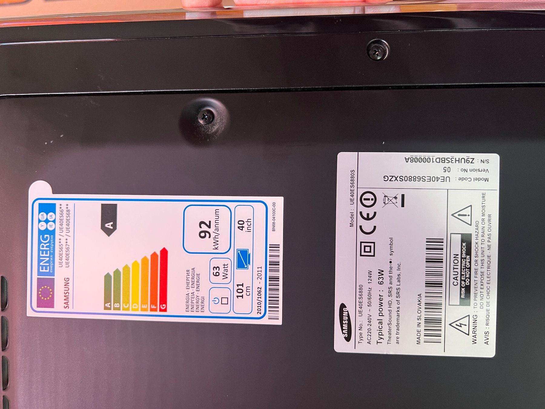 Samsung Televisori: SAMSUNG TV UE40ES6880 – Usato da Winterthur venduto da noa_pk5h 4
