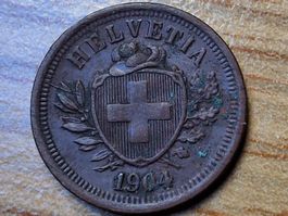 1 Rappen 1904 - SELTEN!