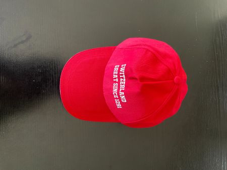 Cap Mütze rot "SWITZERLAND GREAT SINCE 1291" Kult Sammler