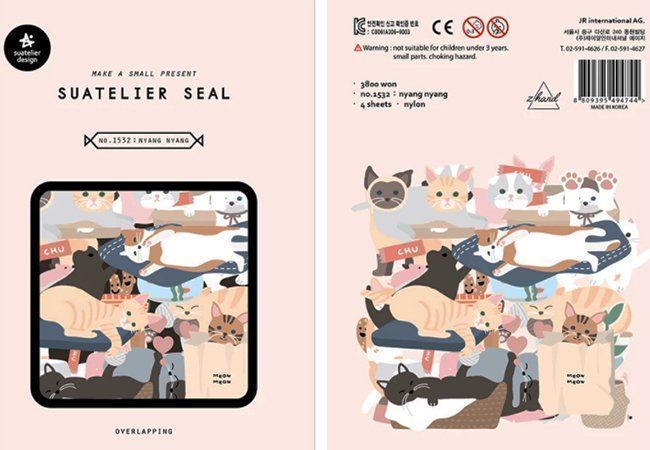 Süße Katzen-Fensteraufkleber – Wiederverwendbar & Made In Germany