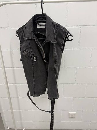 Sisters Point Jeans Weste Schwarz, Gr. M - Top Zustand!