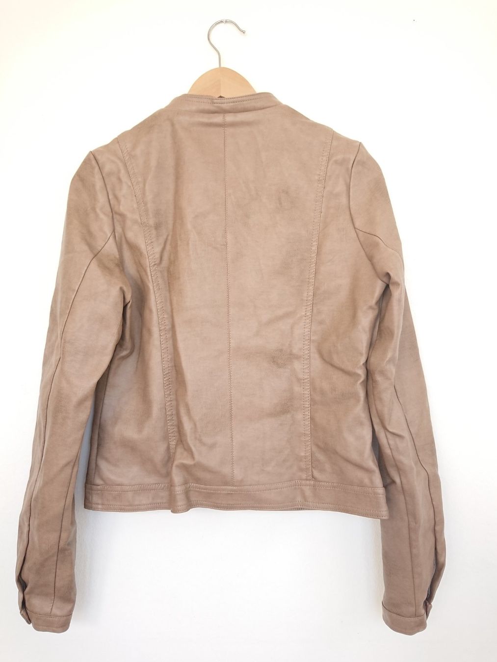 Giacche: Damen Lederimitat Jacke Chicorée Gr. M Braun – Usato da Hallau venduto da CHACLA 2