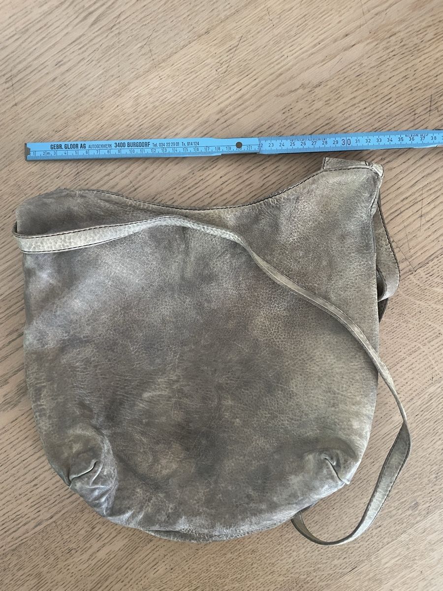 Borse da donna: Numero 10 Ledertasche, hellgrau, Made in Italy! – Usato da Wetzikon ZH venduto da phare 3