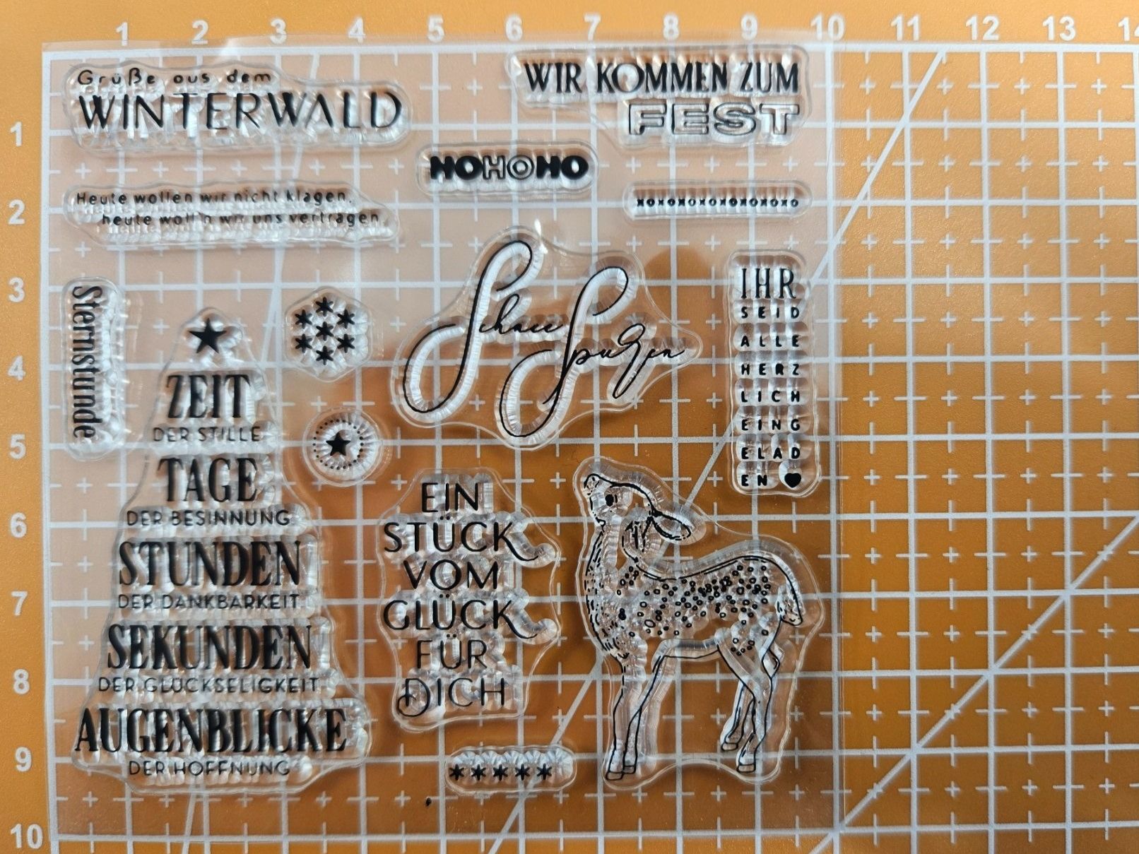 Timbri: Silikonstempel Nr.760, Weihnachten, Texte – Nuovo e nell'imballaggio originale da Gretzenbach venduto da Fliegepilz56 1