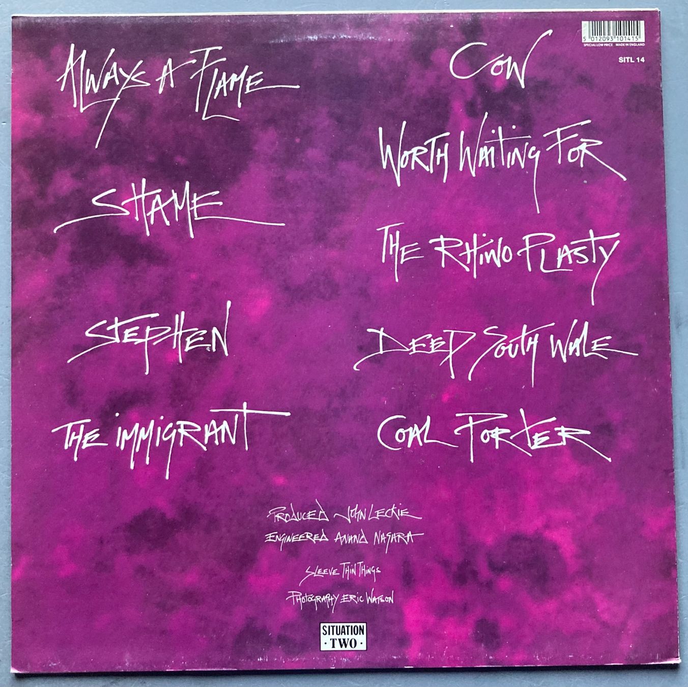Vinyles: GENE LOVES JEZEBEL - IMMIGRANT – D'occasion à Poliez-Pittet par Newtown-Records 1