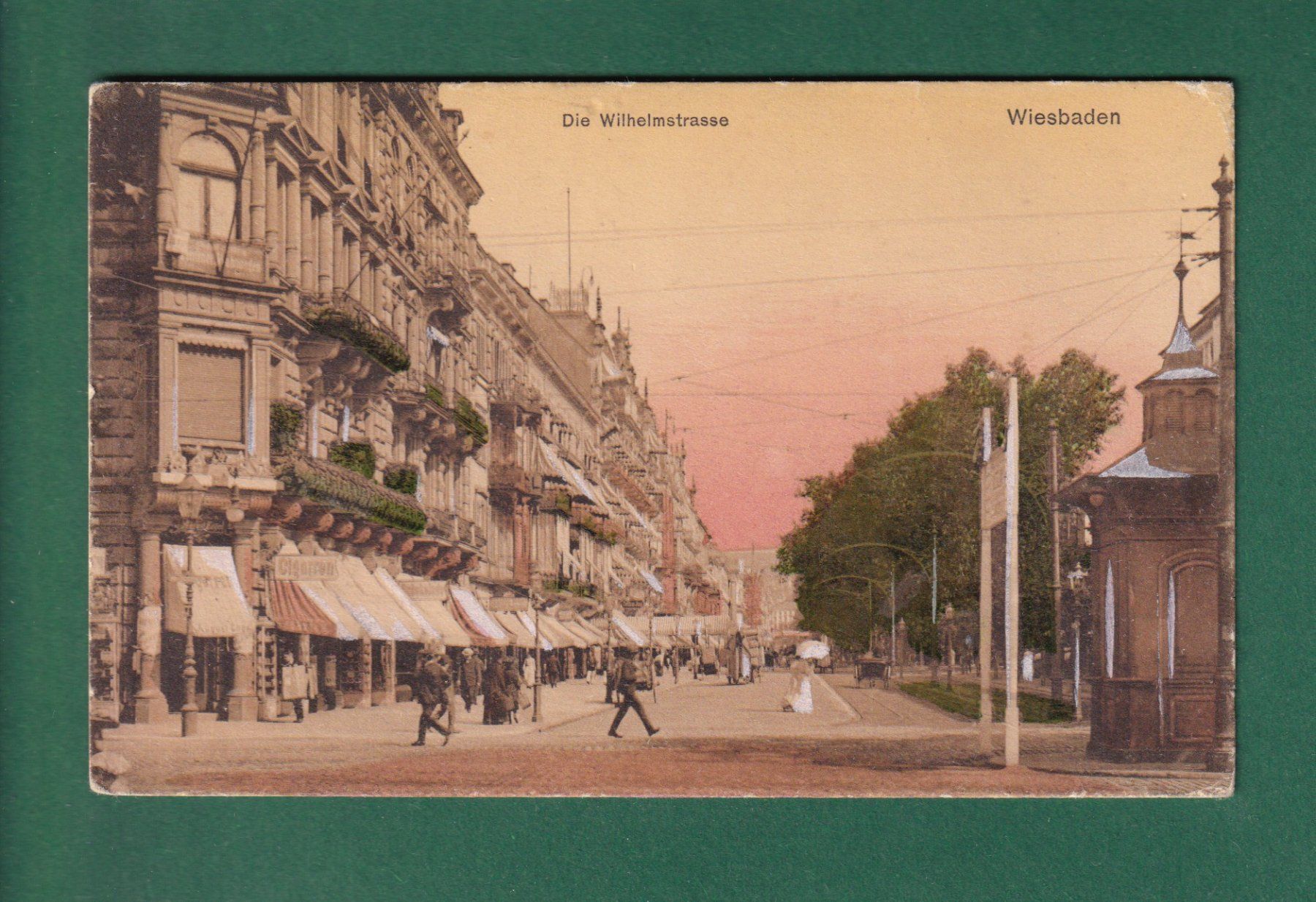 Cartes postales: WIESBADEN - Wilhelmstrasse – D'occasion à Pully par nicecards-shop